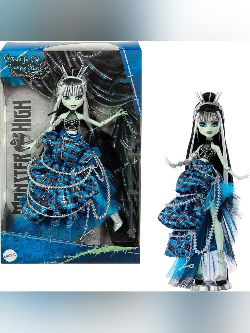 Collector Mattel Monster High Frankie Stein Styled In Stitches New In Mailer
